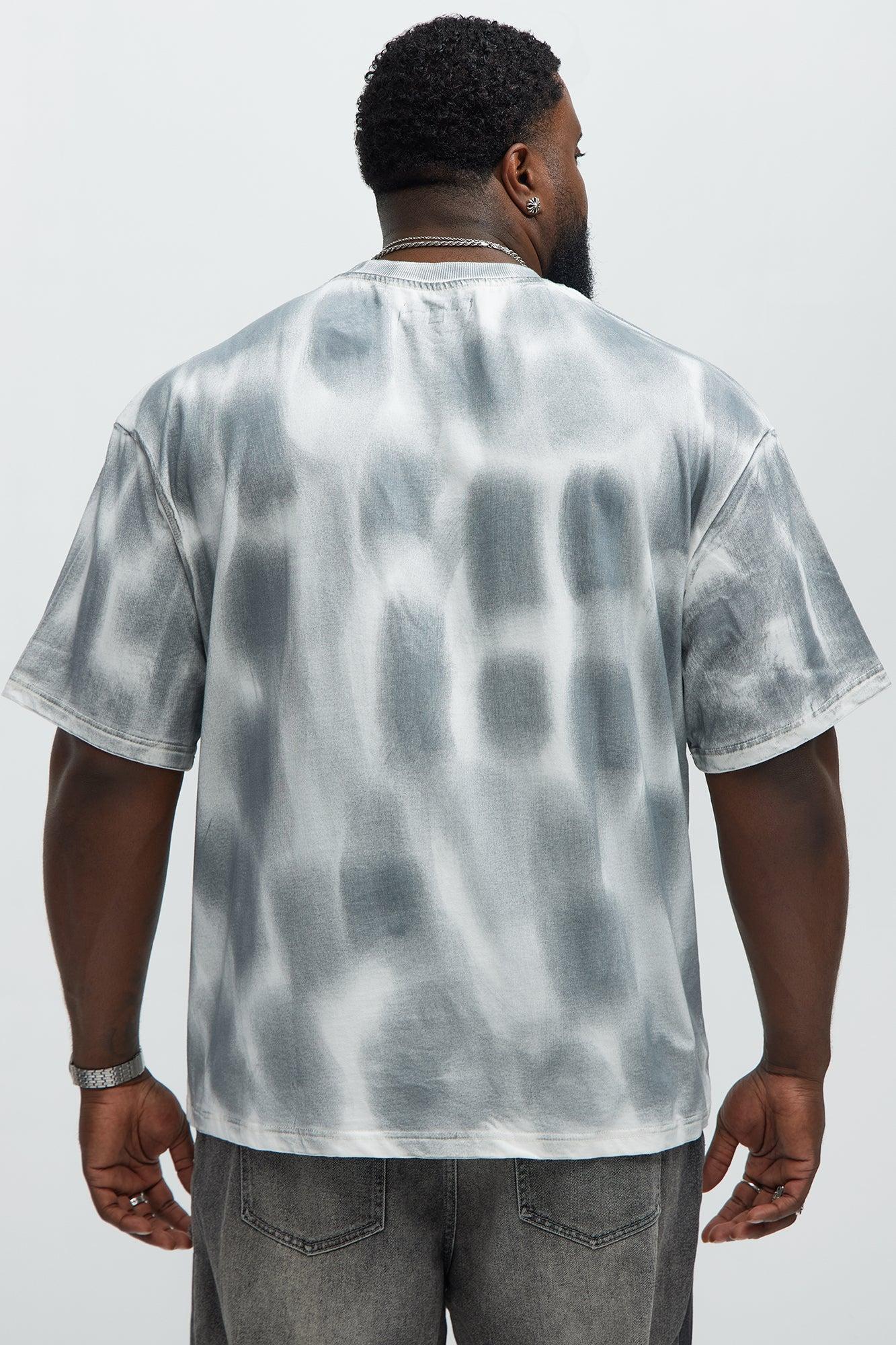 Painter Tinted Short Sleeve Tee - Grey/combo Product Image