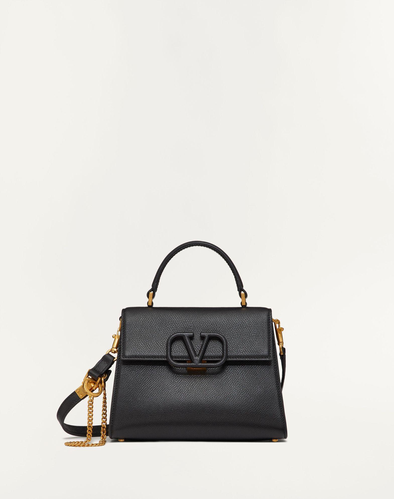 Small Vsling Grainy Calfskin Handbag Product Image