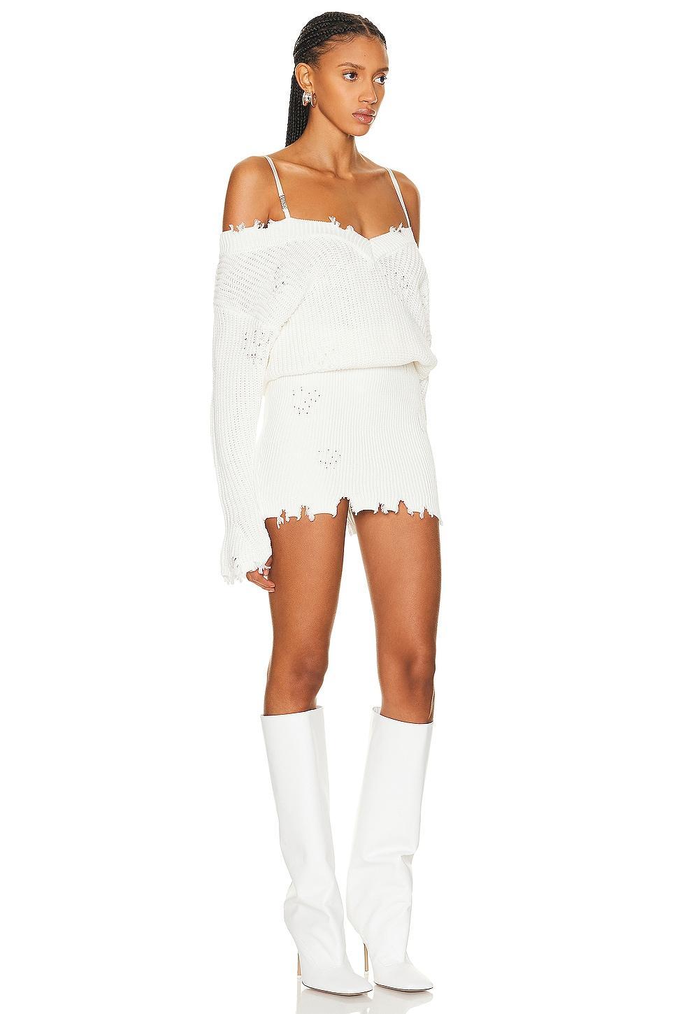 SER.O.YA Maude Sweater Dress in Black - Black. Size S (also in L, M). Product Image