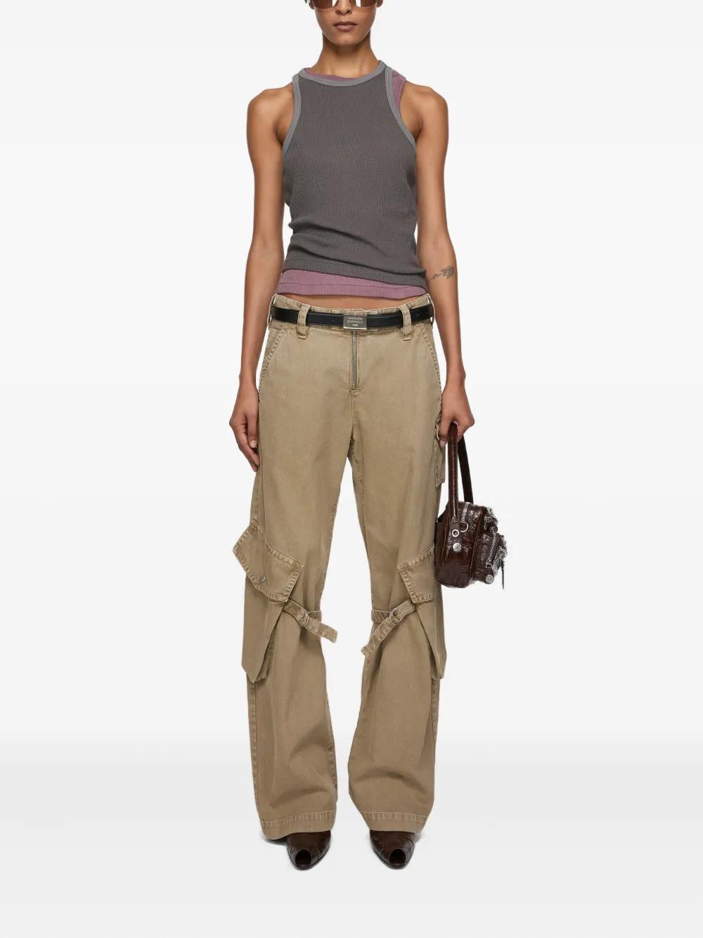 strap-detail cargo trousers Product Image