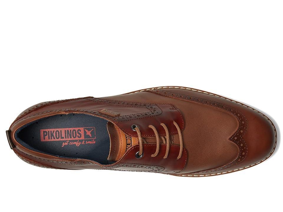 Rockport Findlay (Medium Natural Leather) Men's Lace Up Wing Tip Shoes Product Image