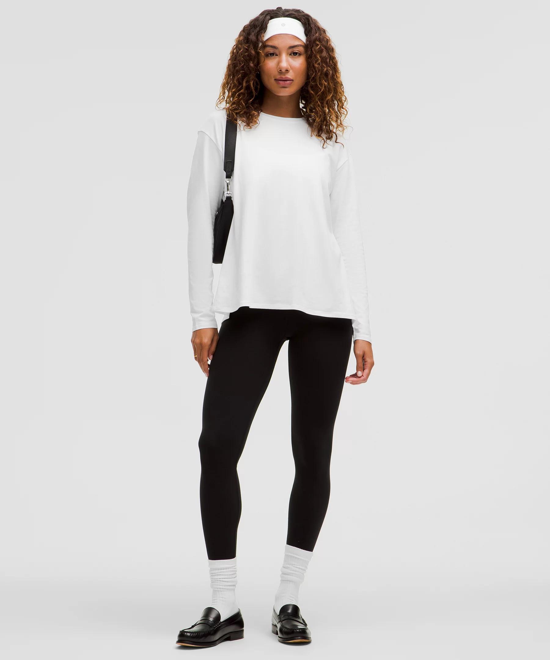 Twist-Back Relaxed-Fit Long-Sleeve Shirt Product Image
