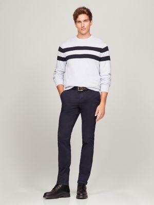 Double Stripe Crewneck Sweater Product Image