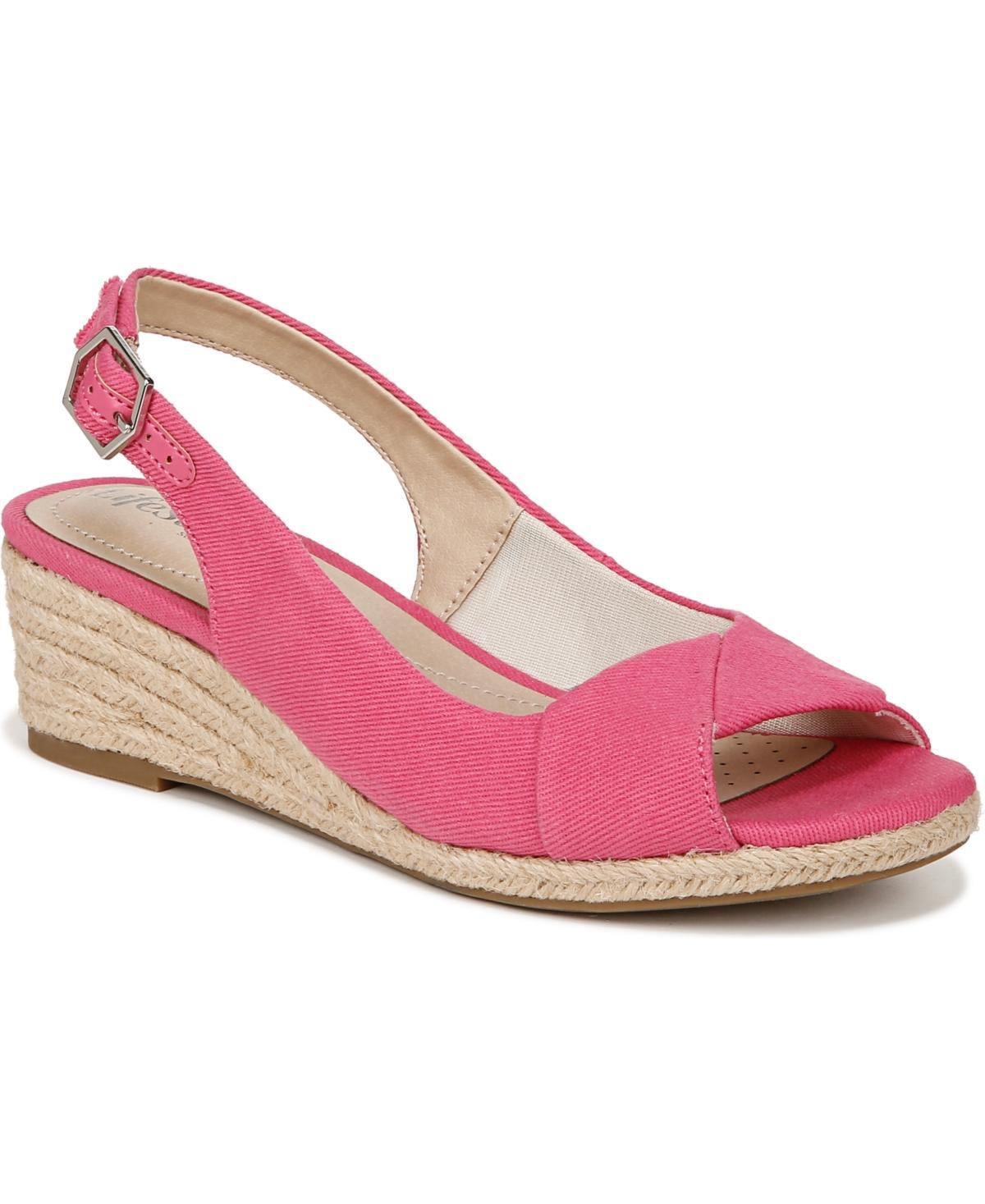 LifeStride Socialite Womens Wedge Sandals Product Image