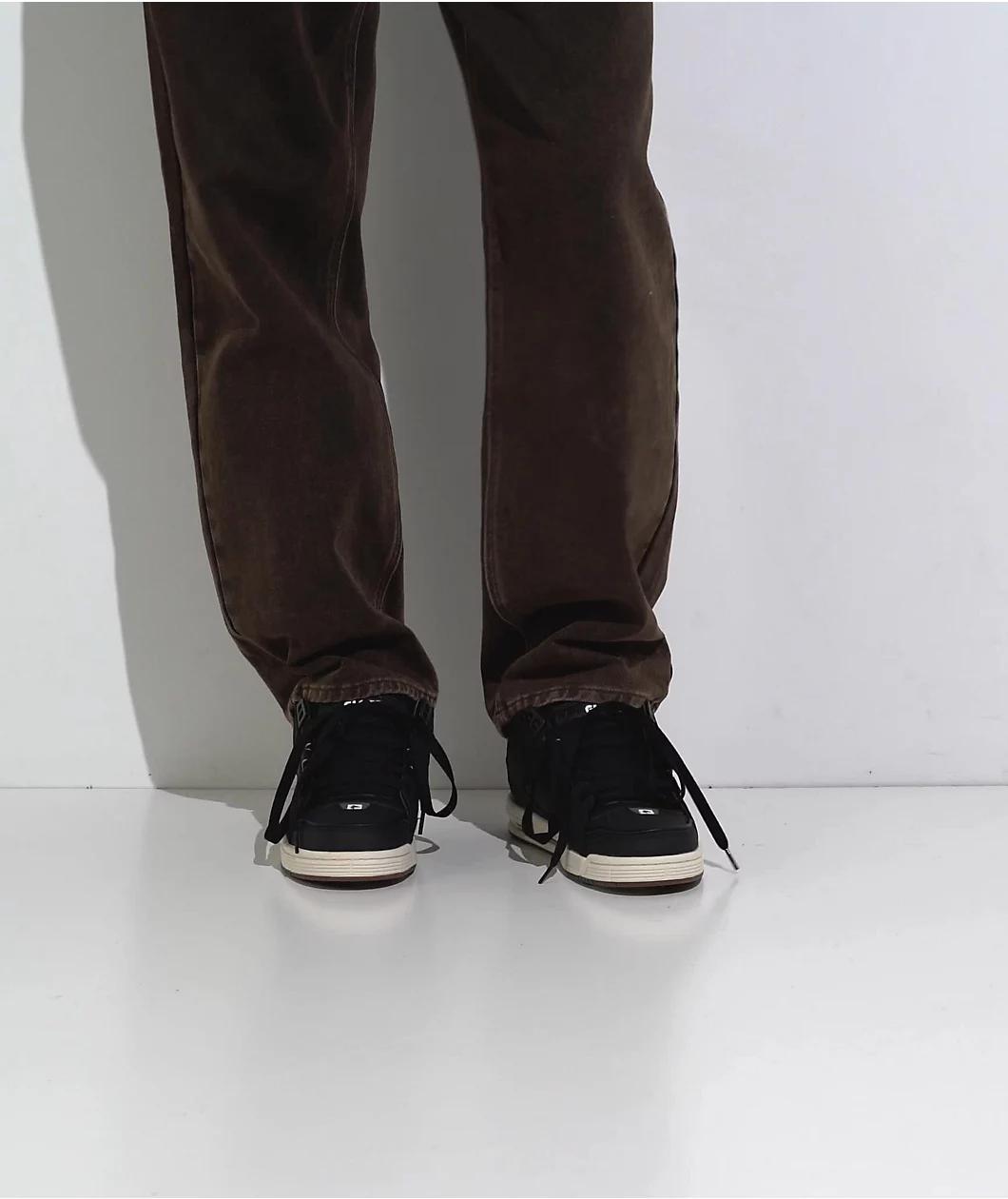 Globe Sabre Black & Combat Green Skate Shoes Product Image