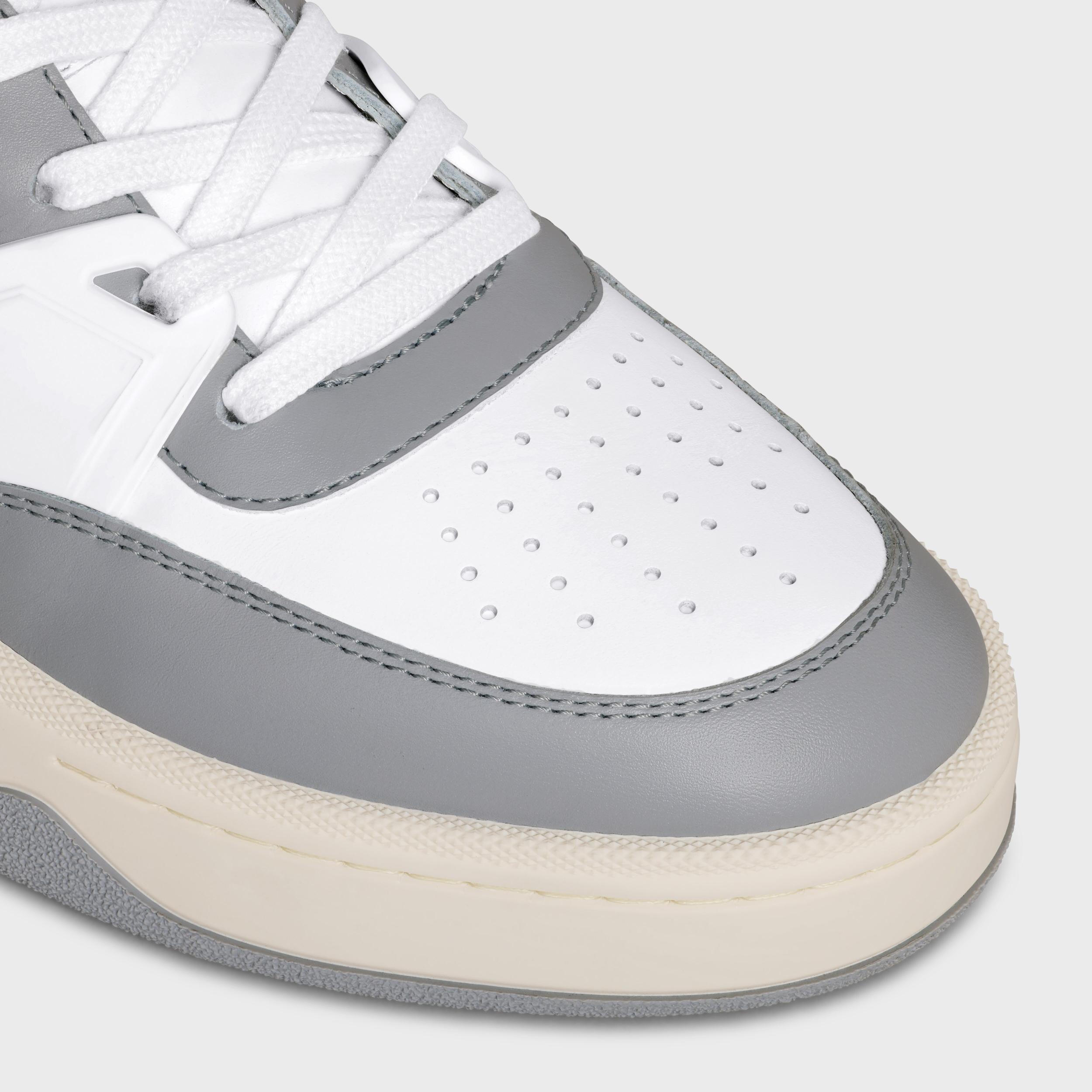 CELINE TRAINER CT-09 LOW LACE-UP SNEAKER IN CALFSKIN AND MESH Product Image