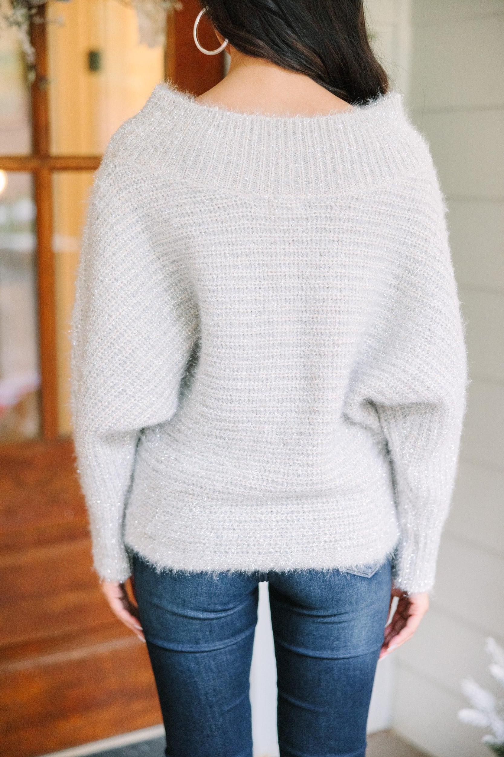 All On You Blush PInk Off Shoulder Sweater Female Product Image