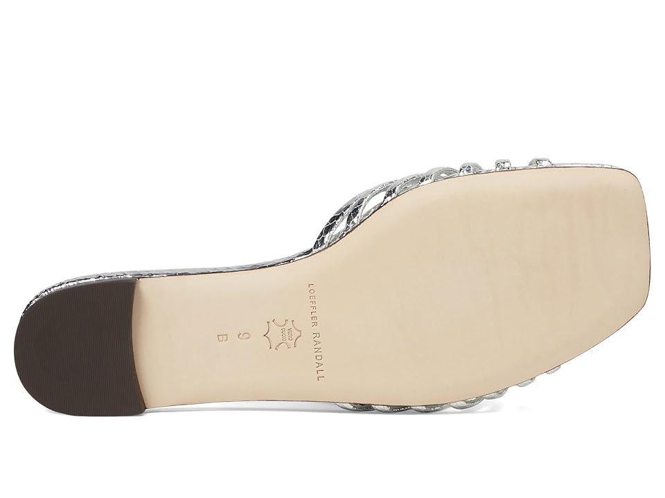 Izzie Leather Knot Flat Sandals Product Image