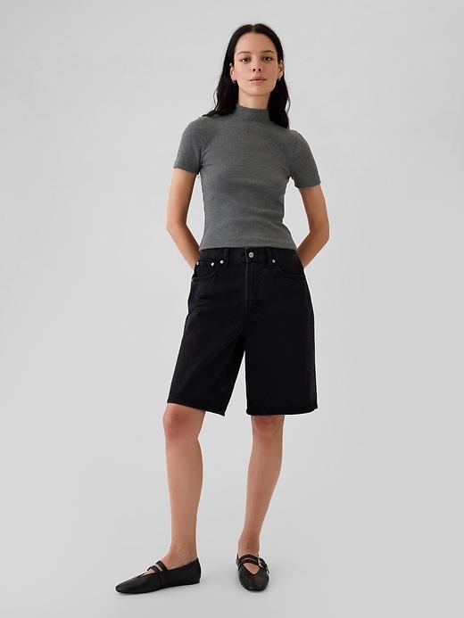 Modern Rib Mockneck T-Shirt Product Image