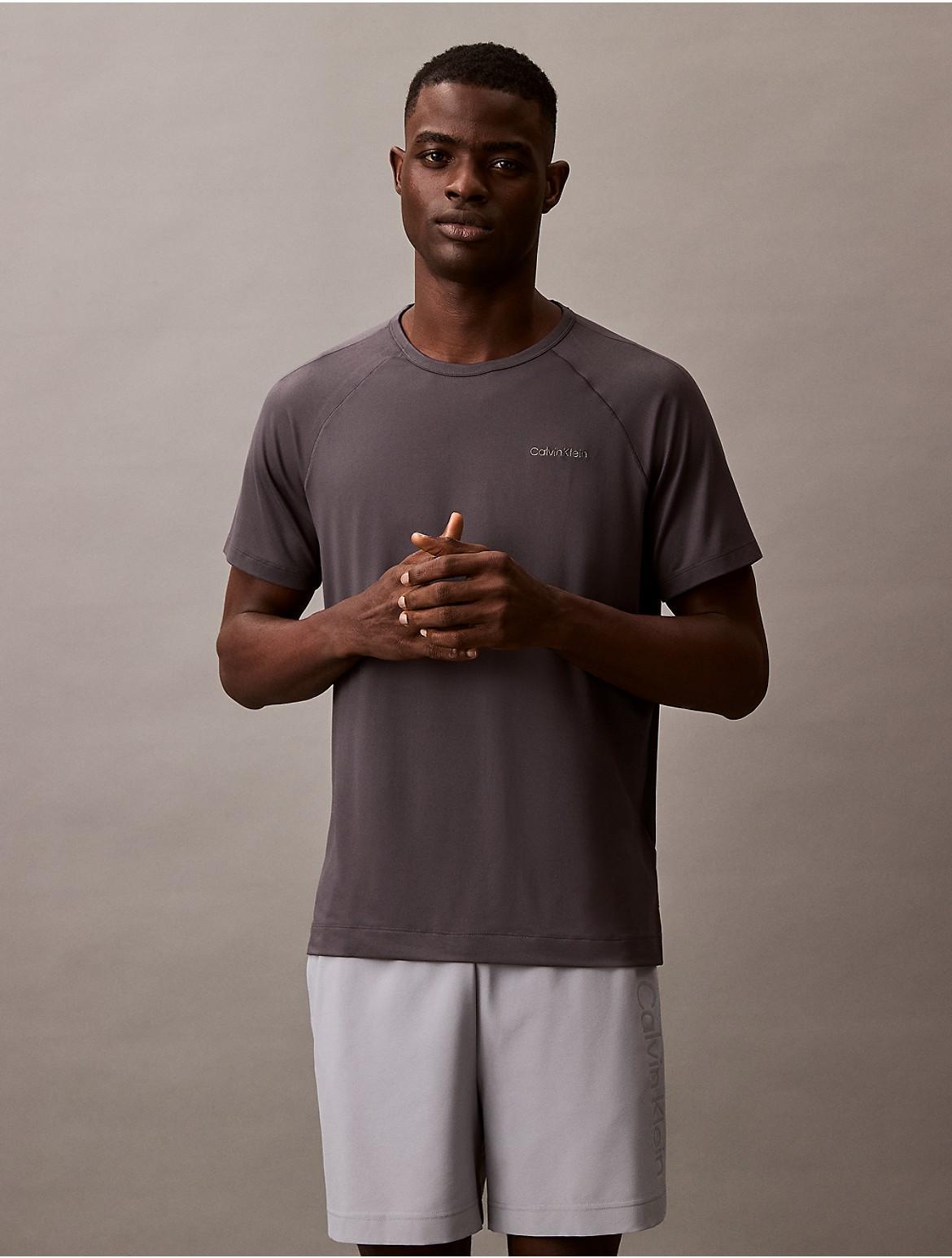 Calvin Klein Men's Soft Stretch Sport Crewneck Tee - Yellow - XL Product Image