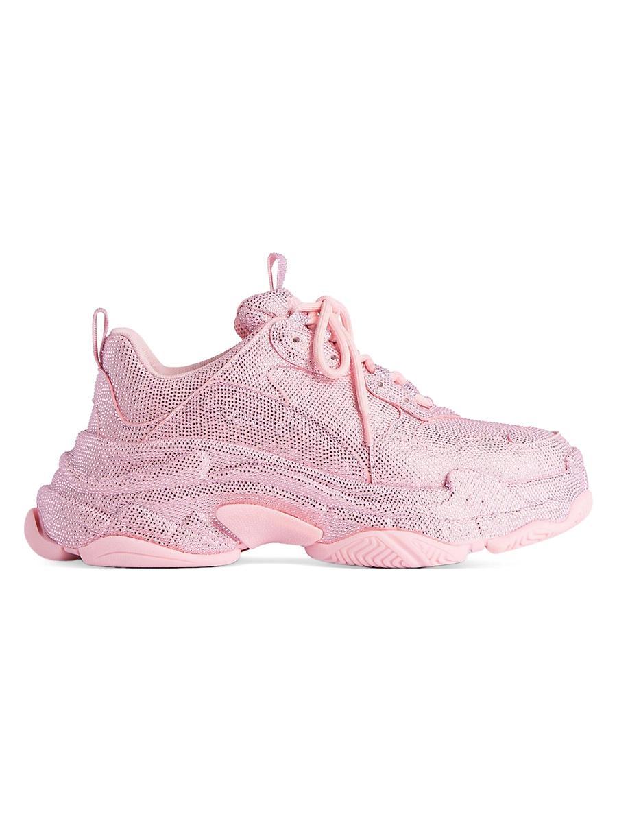 Womens Triple S Sneakers with Rhinestones Product Image
