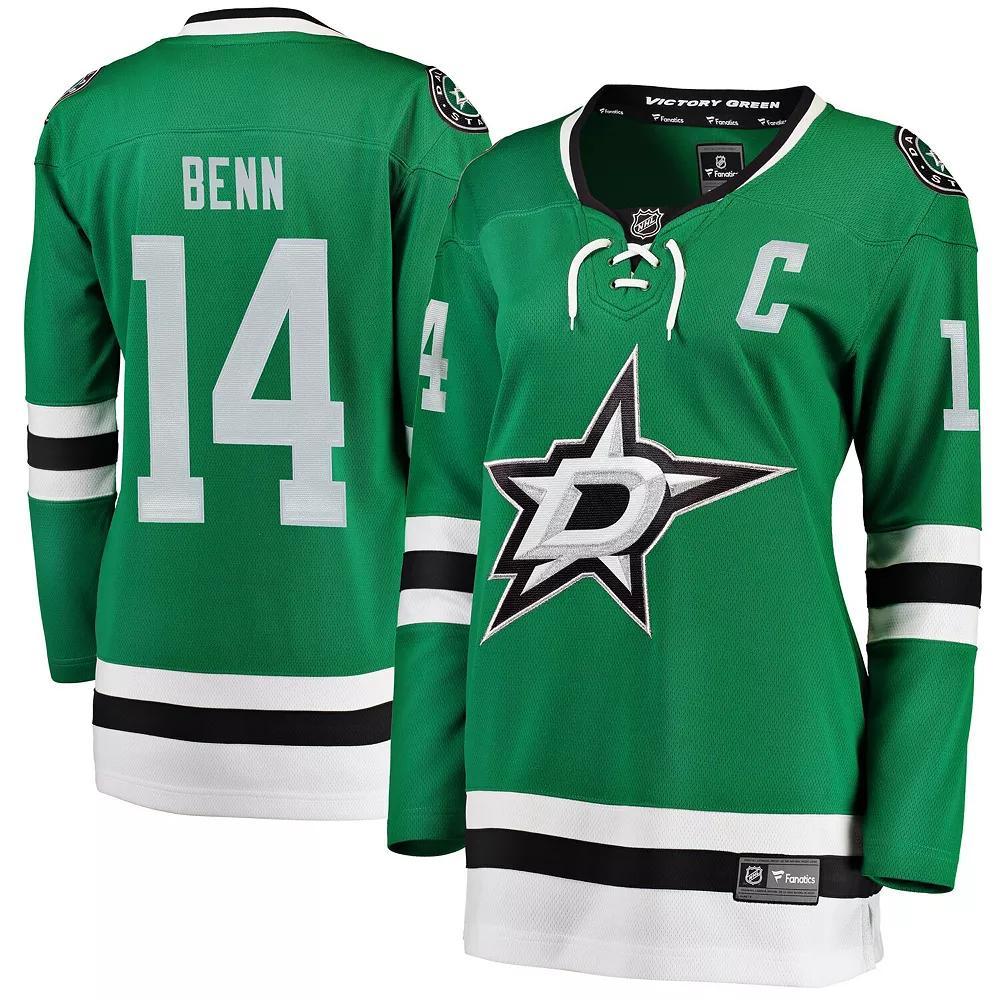 Womens Fanatics Branded Jamie Benn Green Home Breakaway Player Jersey Product Image