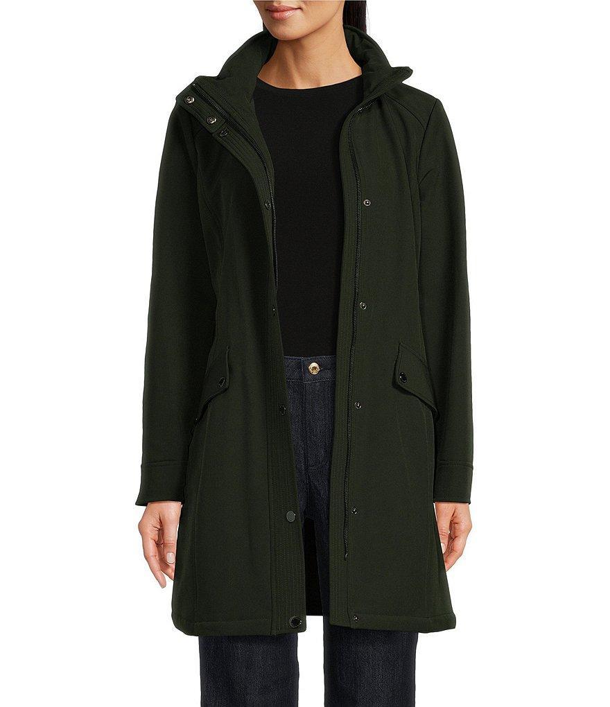 MICHAEL Michael Kors Stand Collar Belted Zip Front Anorak Jacket Product Image