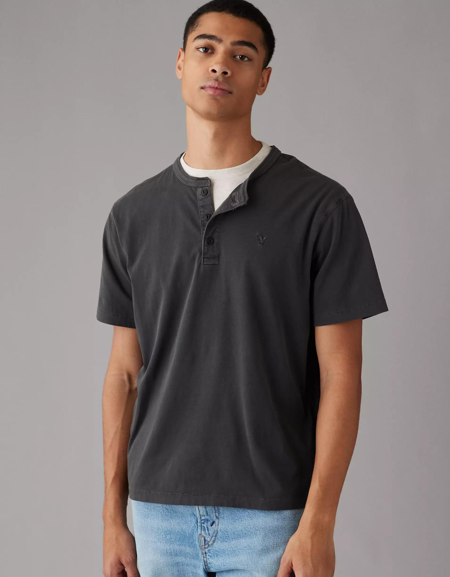 AE Lived-In Henley T-Shirt Product Image