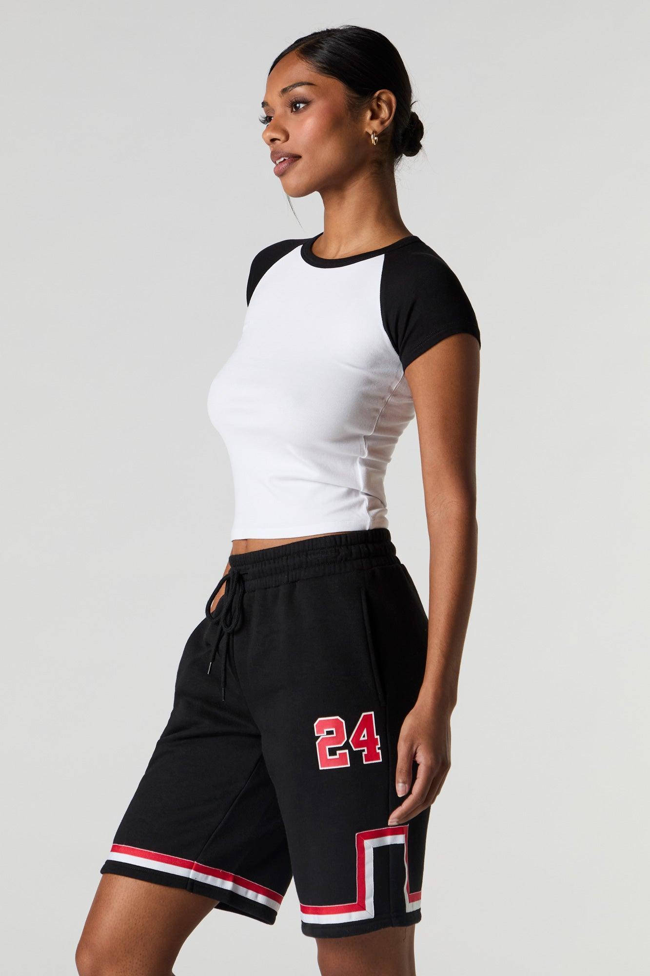 Graphic Fleece Boyfriend Short Female Product Image