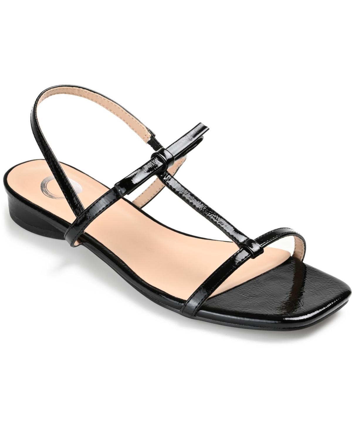 Journee Zaidda Women's T-Strap Sandals, Size: 6, Pink Product Image