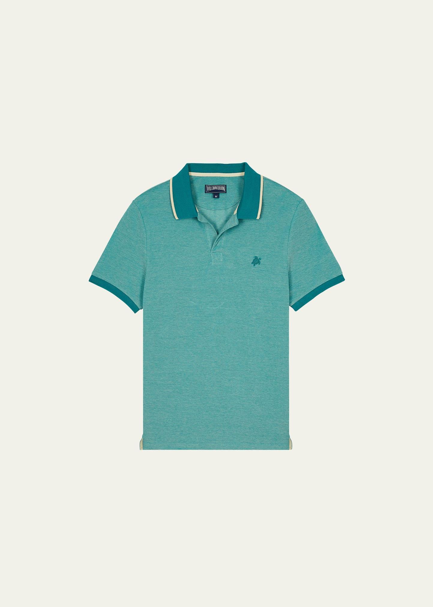 Mens Pique Polo Shirt Product Image