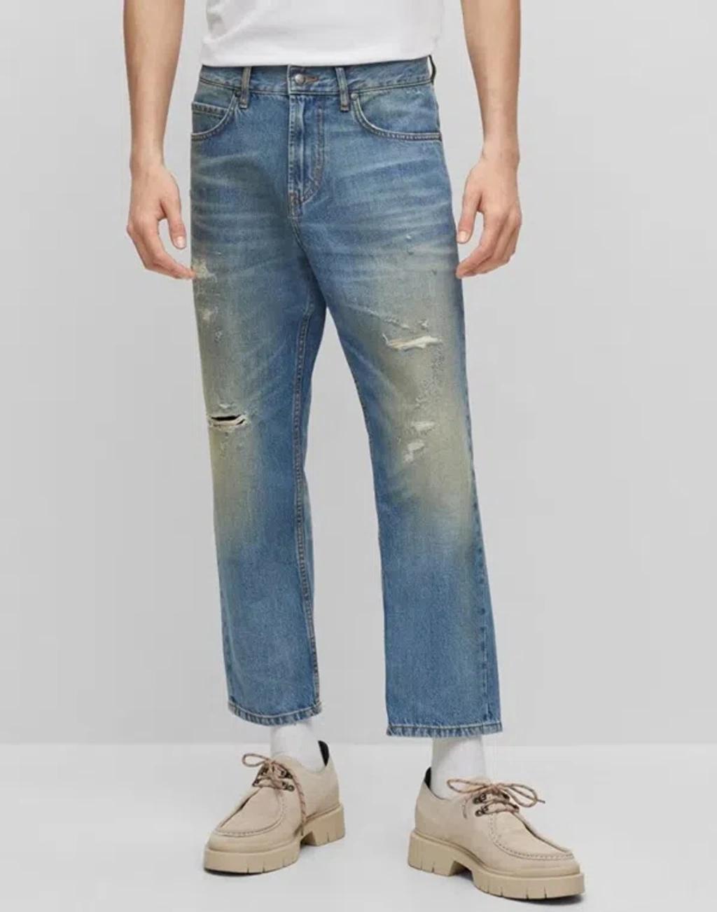 HUGO BOSS 340 Vintage Wash Jeans Product Image