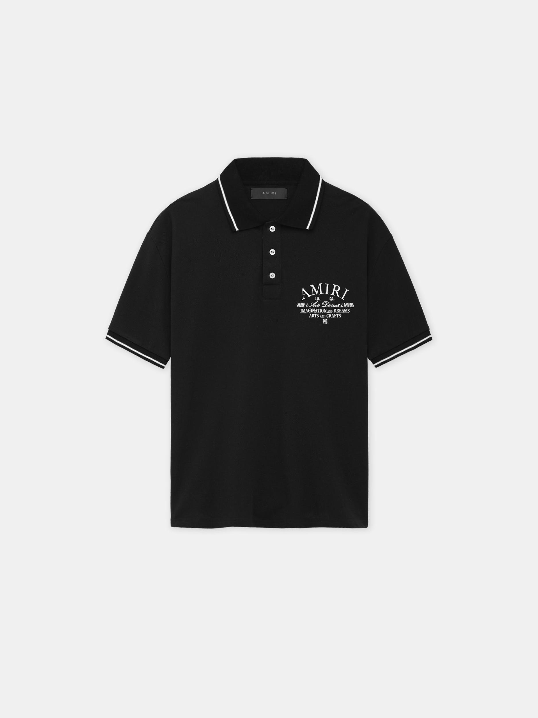 AMIRI ARTS DISTRICT POLO - Black Male Product Image
