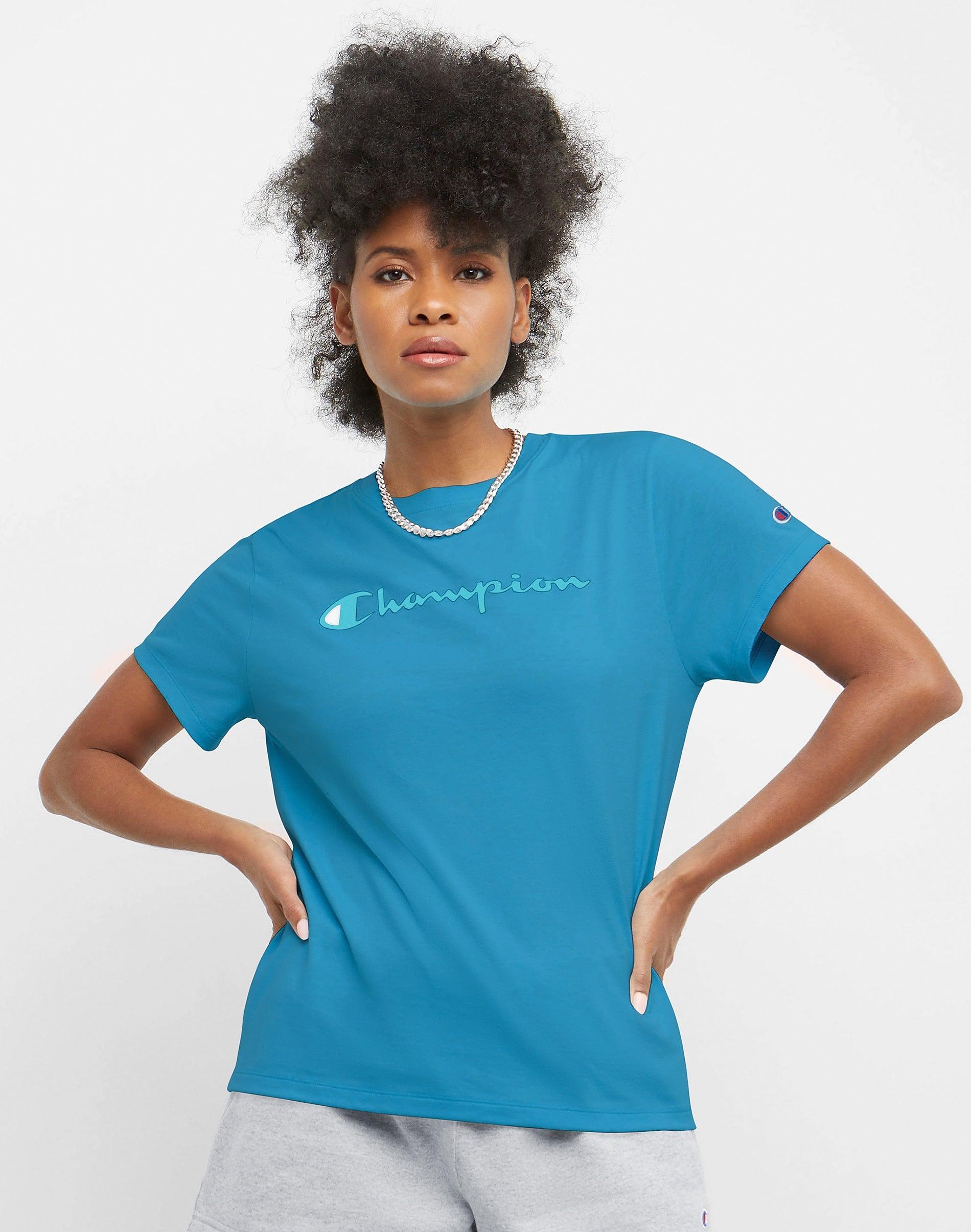 Champion The Classic Tee Ribbon) Women's Clothing Product Image