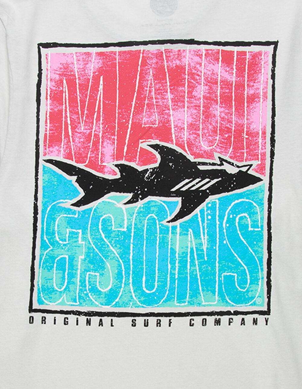 MAUI AND SONS Fifty Fifty Mens Tee - OFF WHITE Product Image