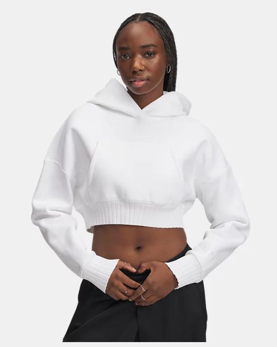 UA Courtside Womens Crop Hoodie Product Image