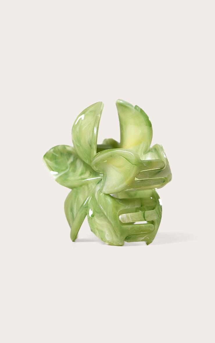 Lime Lily Flower Hair Clip Product Image