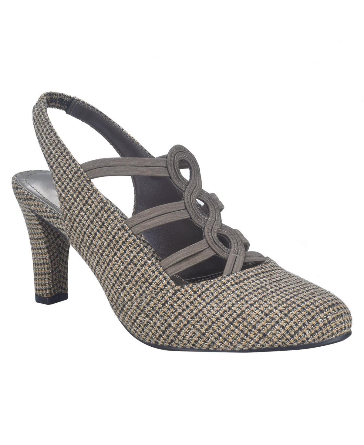 Impo Velia Women's Slingback Pumps, Size: 8.5, Fossil Brown Product Image