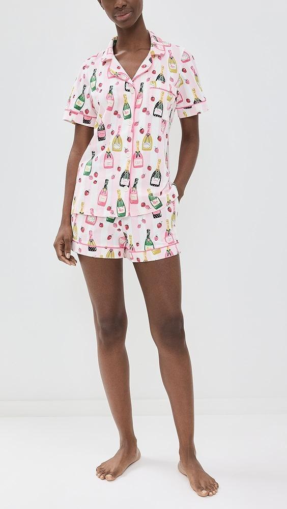 BedHead PJs Cotton Knit Short Sleeve Shorty PJ Set | Shopbop Product Image