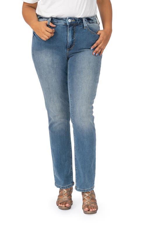 Womens High-Rise Straight-Leg Jeans Product Image
