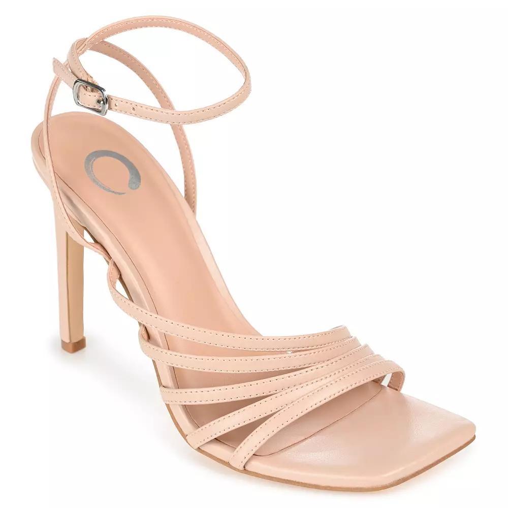 Journee Louella Women's Tru Comfort Foam™ High Heel Dress Sandals, Size: 10, Yellow Product Image