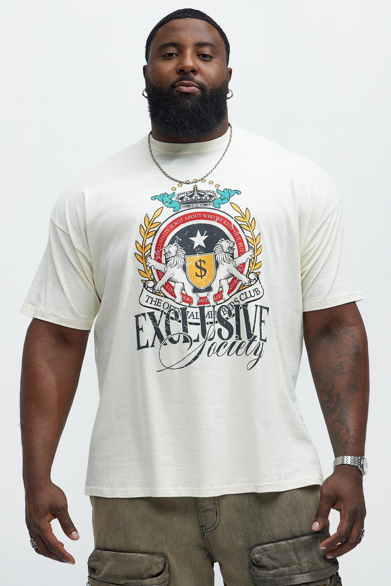 Exclusive Society Short Sleeve Tee - Natural Product Image
