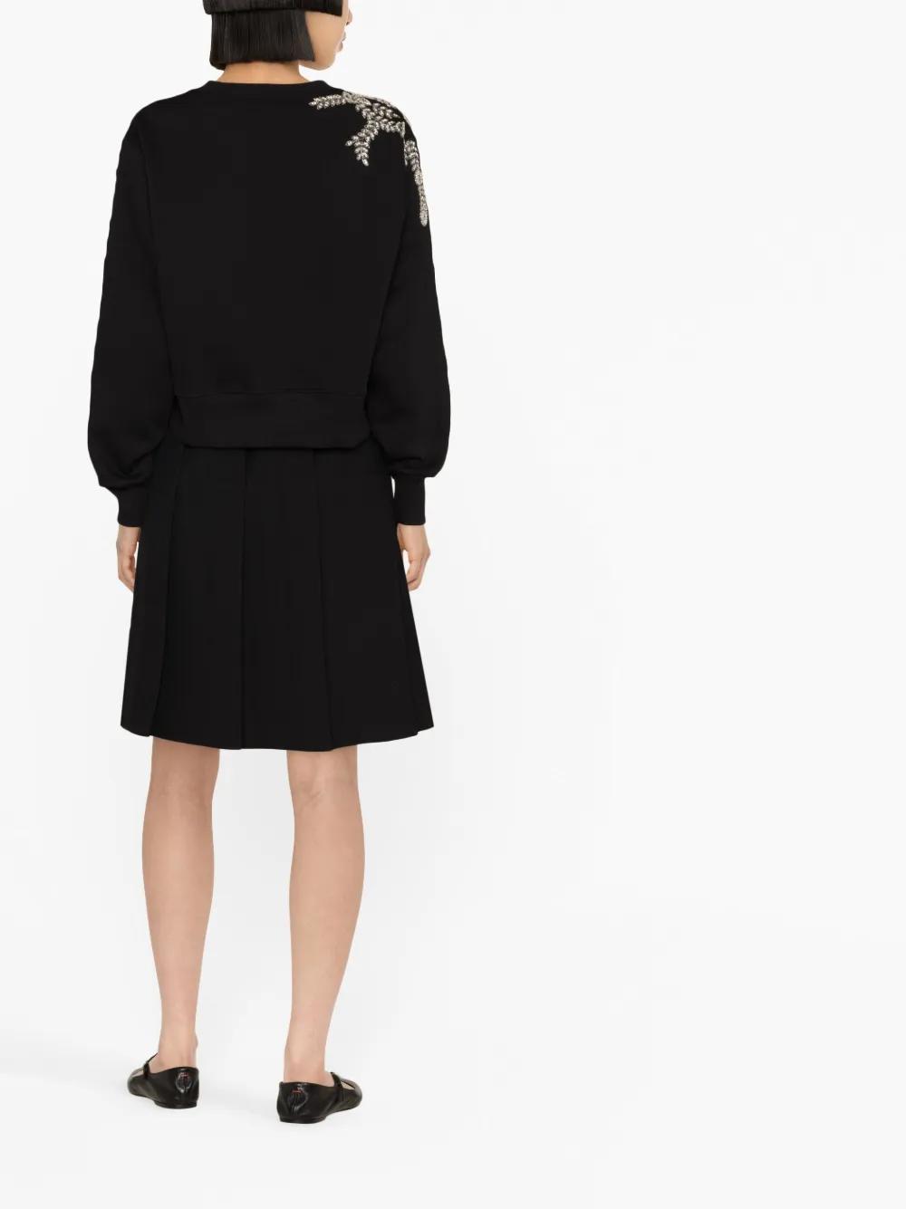 crystal-embllished long-sleeve jumper Product Image