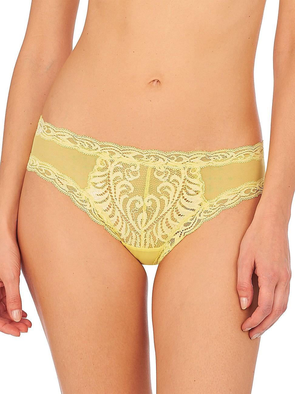 Womens Feathers Lace Hipster Product Image