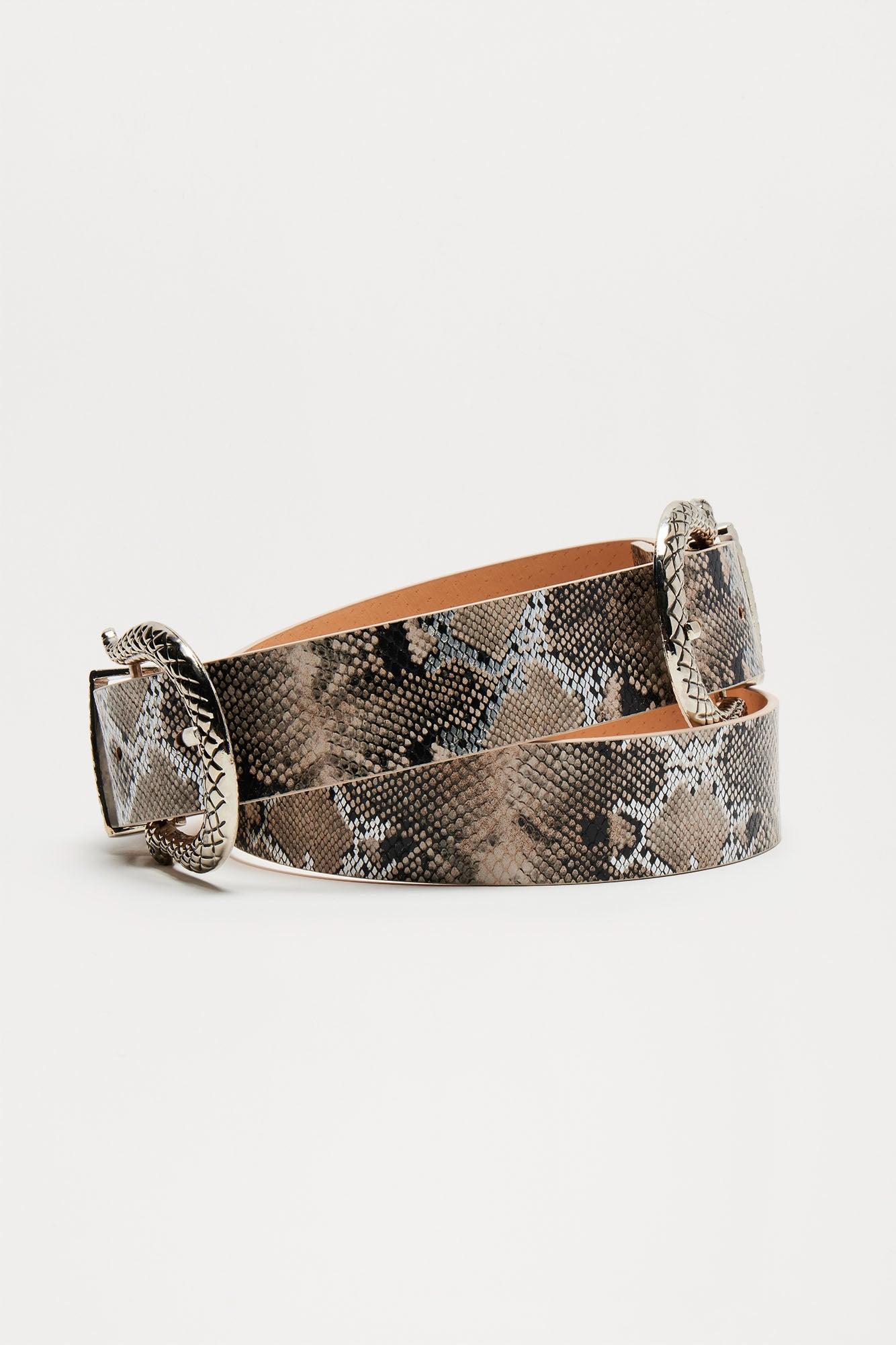 Snake Em Down Belt - Taupe/combo Product Image