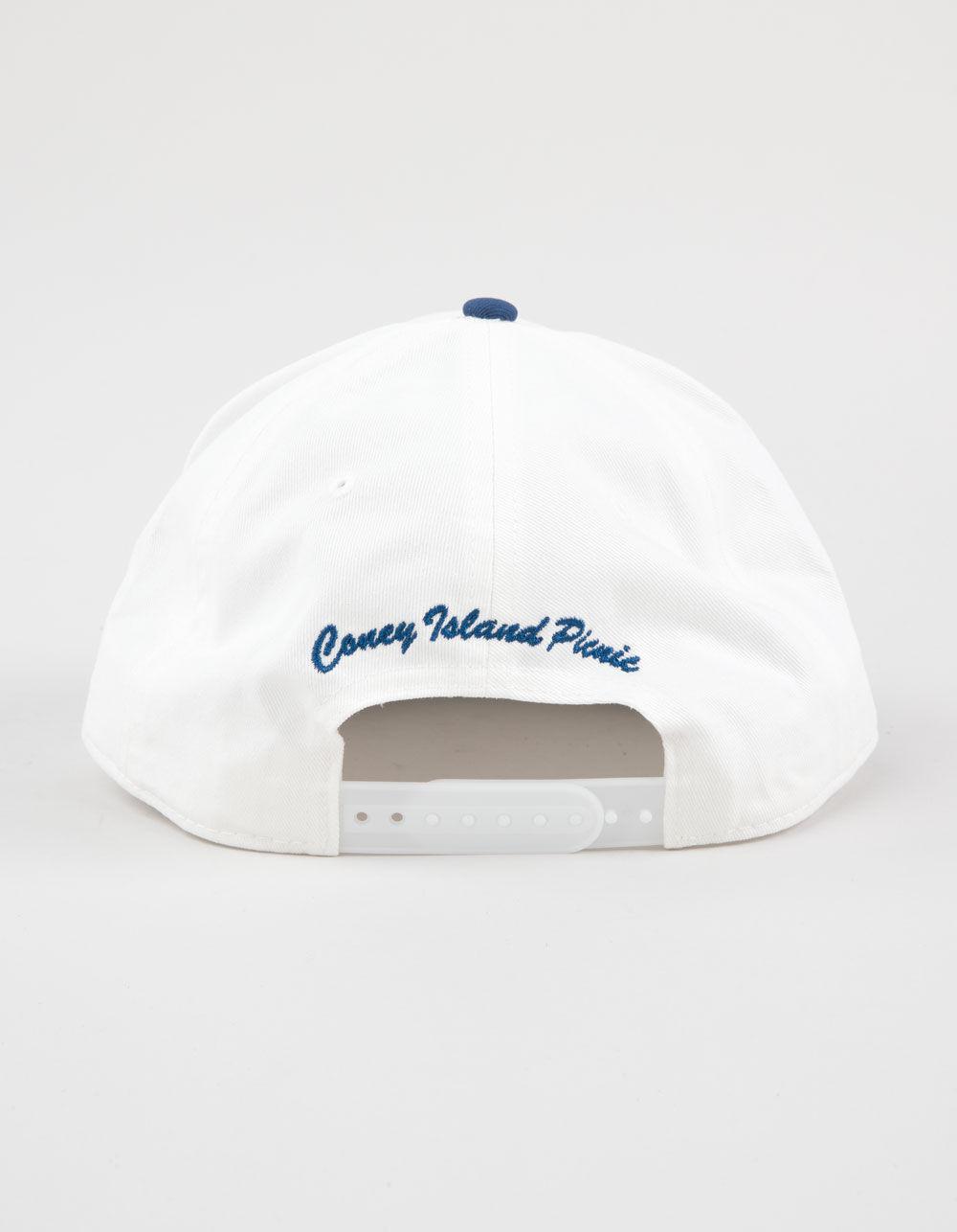 CONEY ISLAND PICNIC Lounge Snapback Hat - WHT/BLUE Product Image