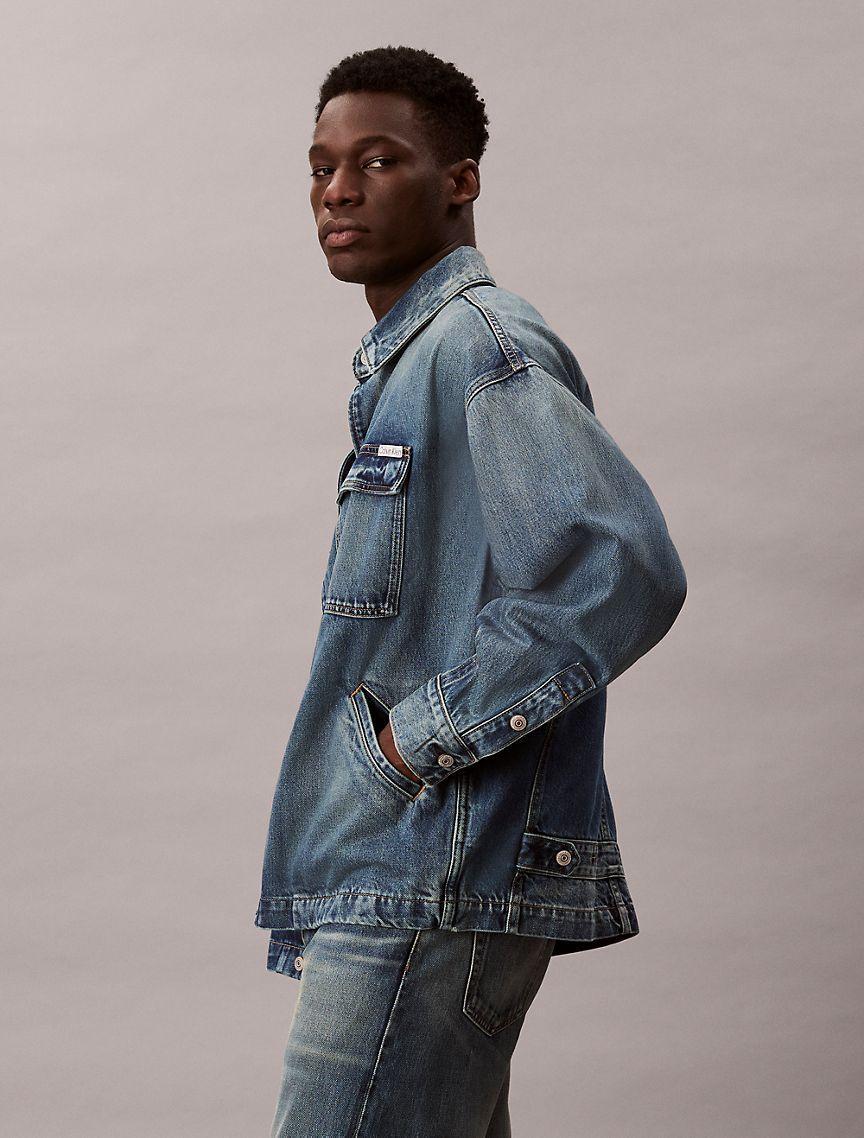 Denim Relaxed Field Jacket Product Image