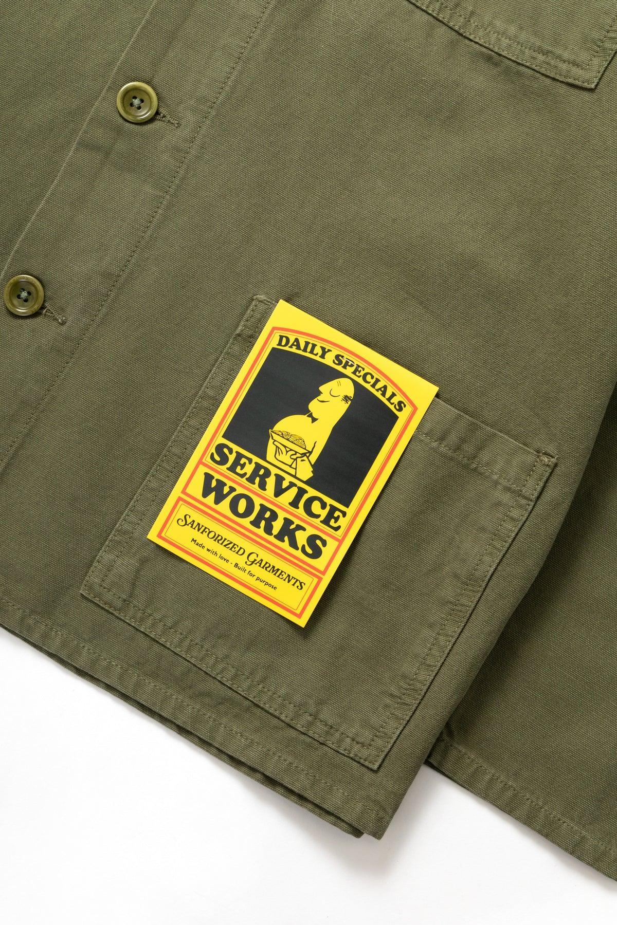 Service Works - Classic Chore Shirt - Olive Product Image