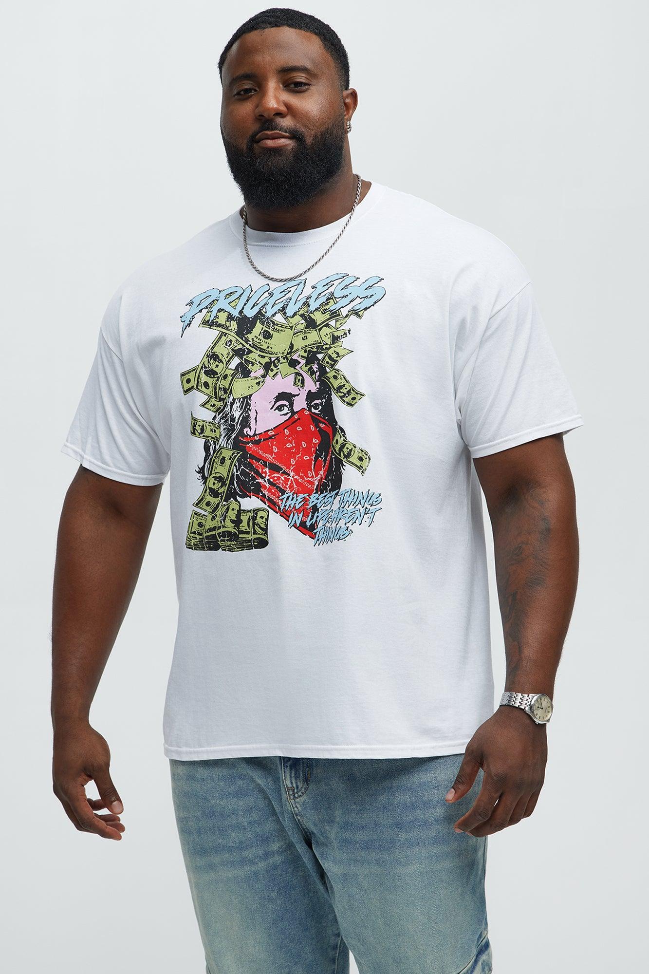 Life Is Priceless Short Sleeve Tee - White Product Image