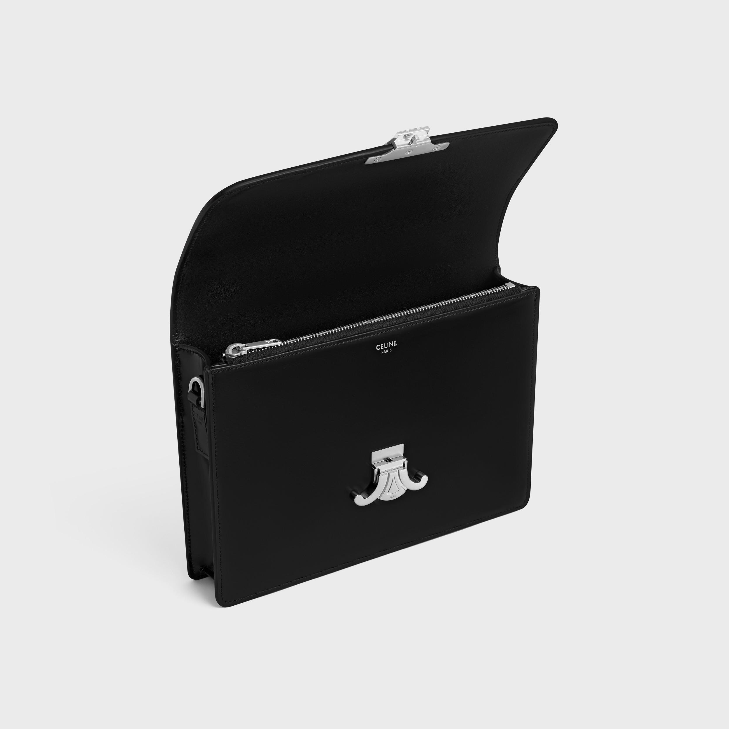 SMALL CARTABLE TRIOMPHE IN shiny calfskin Product Image