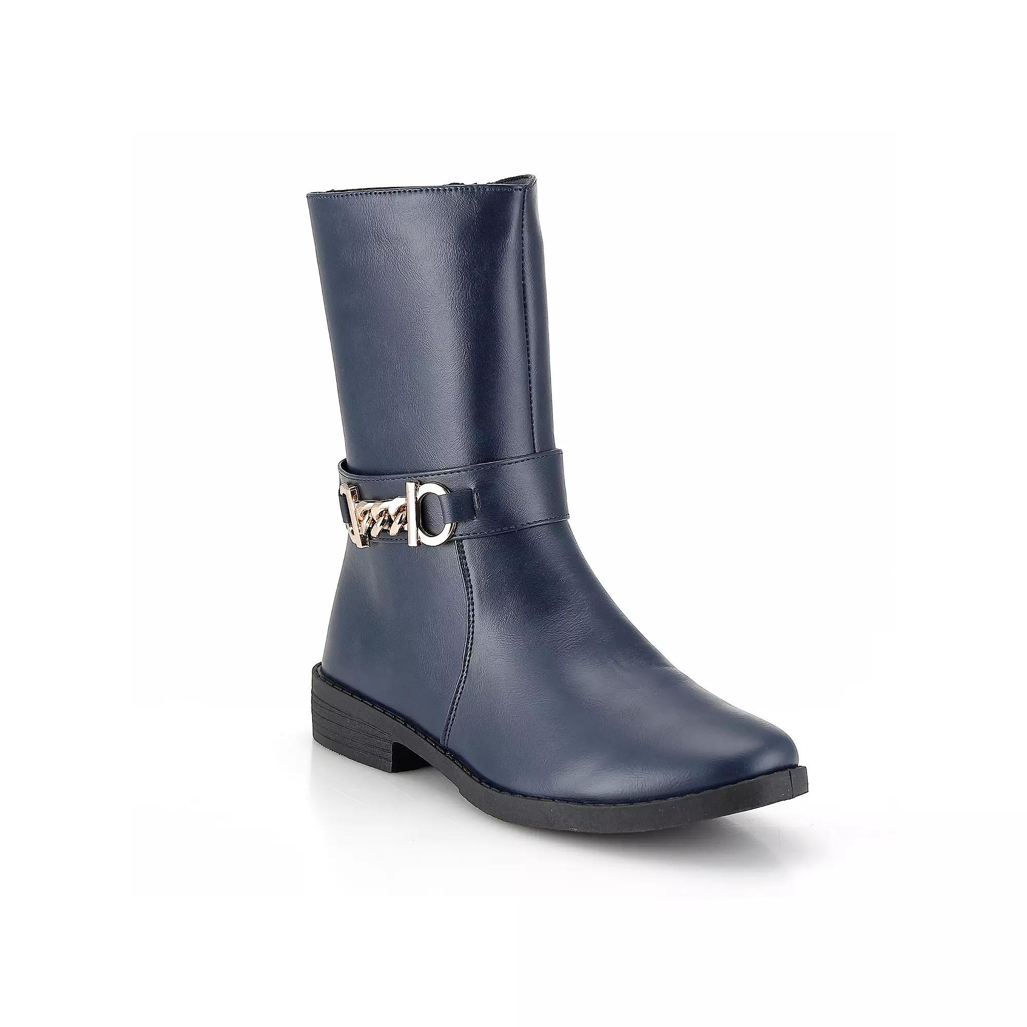 Henry Ferrera Charm-509 Womens Mid Shaft Boots, Blue Product Image