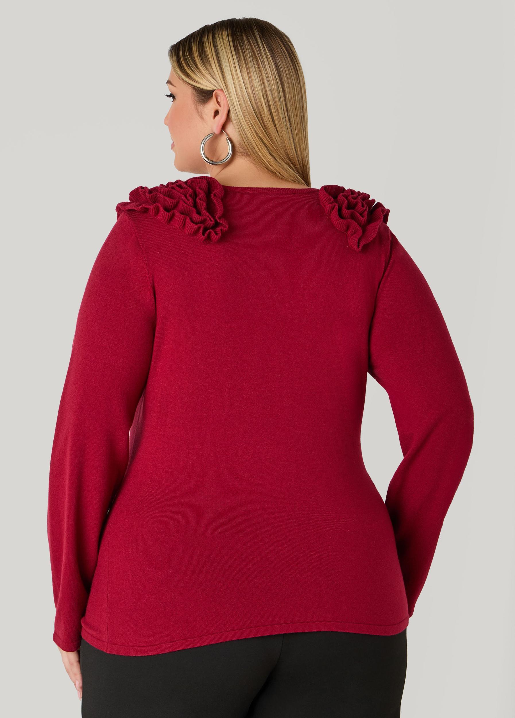 Ruffled Sweater Product Image