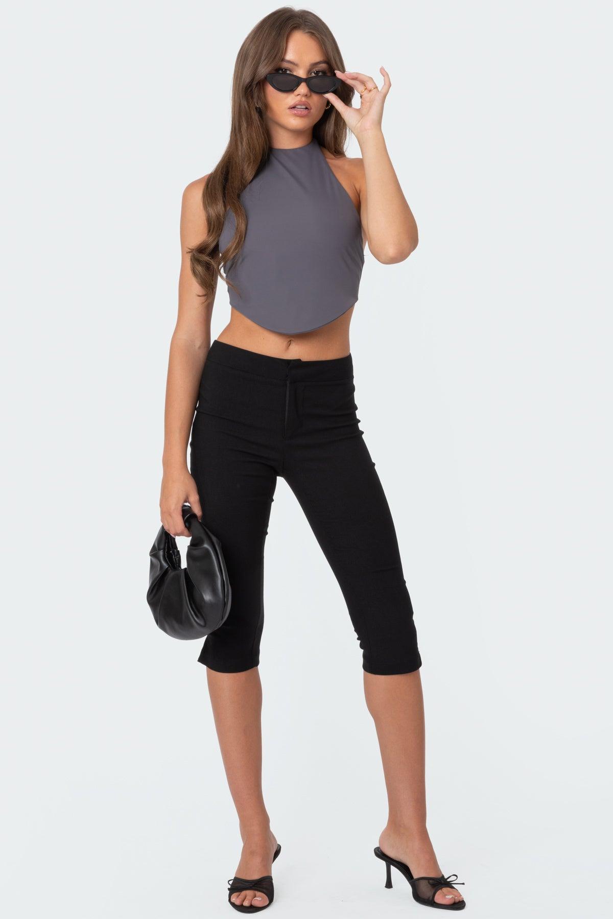 Raine Curved Halter Top Product Image