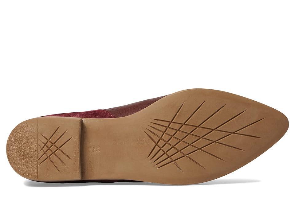 Bueno Beau Leather and Suede Back Zip Loafers Product Image