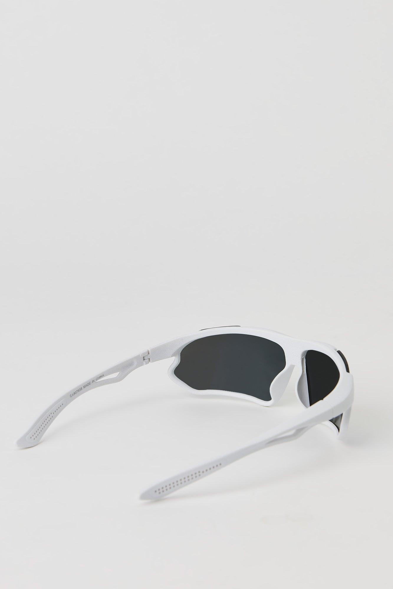 Soft Touch Sporty Shield Sunglasses Male Product Image