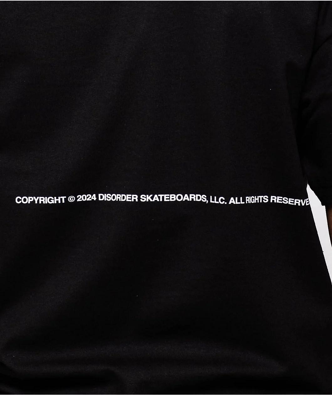 Disorder We Want You Black T-Shirt Product Image
