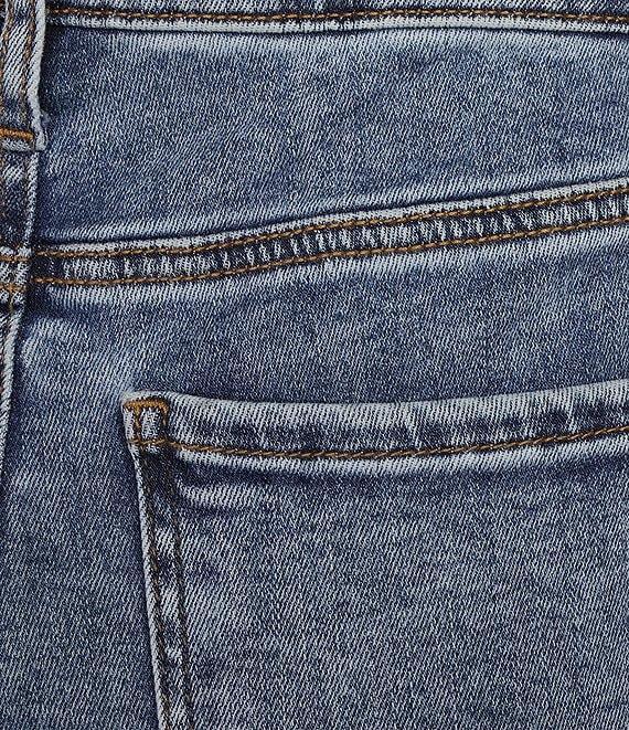 KUT from the Kloth Kelsey High-Rise Wide Leg Bottom-Inset Ankle Jeans Product Image