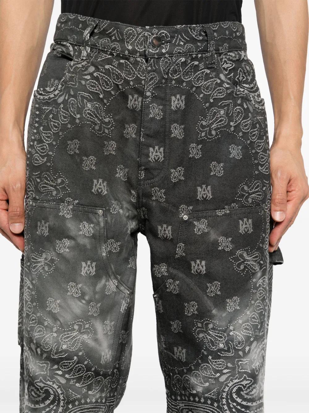 paisley-printed trousers Product Image