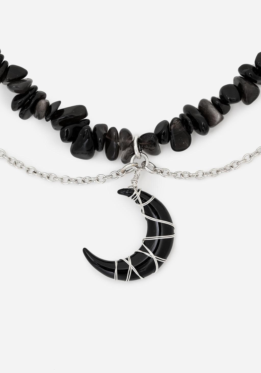 Asrai Moon Pendant Necklace Product Image