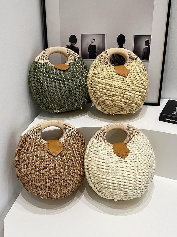 Geometric Woven Handbags Product Image
